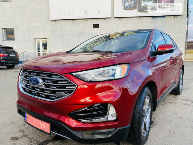 Червоний Форд Едж, об'ємом двигуна 2 л та пробігом 68 тис. км за 19950 $, фото 1 на Automoto.ua