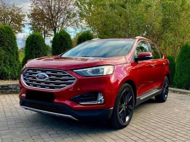 Красный Форд Эдж, объемом двигателя 2 л и пробегом 120 тыс. км за 13800 $, фото 1 на Automoto.ua