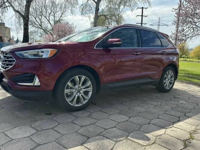 Красный Форд Эдж, объемом двигателя 2 л и пробегом 87 тыс. км за 12300 $, фото 1 на Automoto.ua