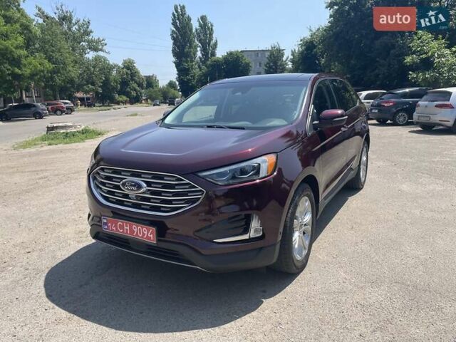 Червоний Форд Едж, об'ємом двигуна 2 л та пробігом 79 тис. км за 19800 $, фото 1 на Automoto.ua