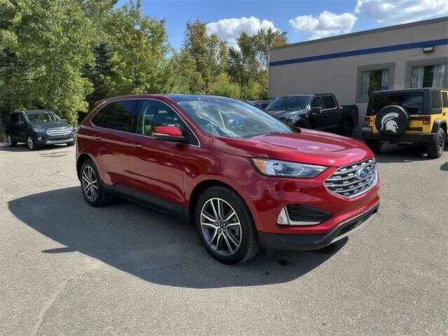 Червоний Форд Едж, об'ємом двигуна 2 л та пробігом 12 тис. км за 17000 $, фото 1 на Automoto.ua