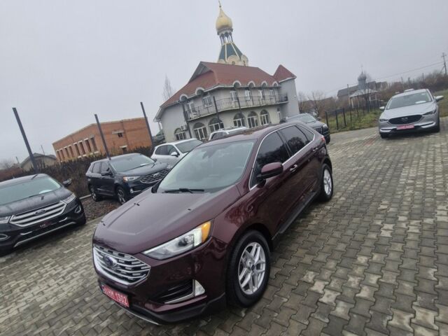 Красный Форд Эдж, объемом двигателя 2 л и пробегом 141 тыс. км за 19300 $, фото 1 на Automoto.ua