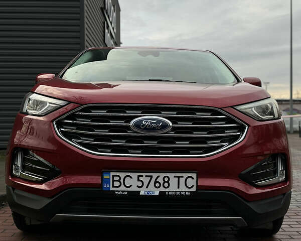 Червоний Форд Едж, об'ємом двигуна 2 л та пробігом 20 тис. км за 21900 $, фото 1 на Automoto.ua
