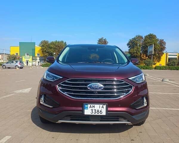 Червоний Форд Едж, об'ємом двигуна 2 л та пробігом 30 тис. км за 24500 $, фото 1 на Automoto.ua
