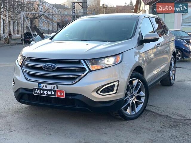 Желтый Форд Эдж, объемом двигателя 3.5 л и пробегом 141 тыс. км за 15790 $, фото 1 на Automoto.ua