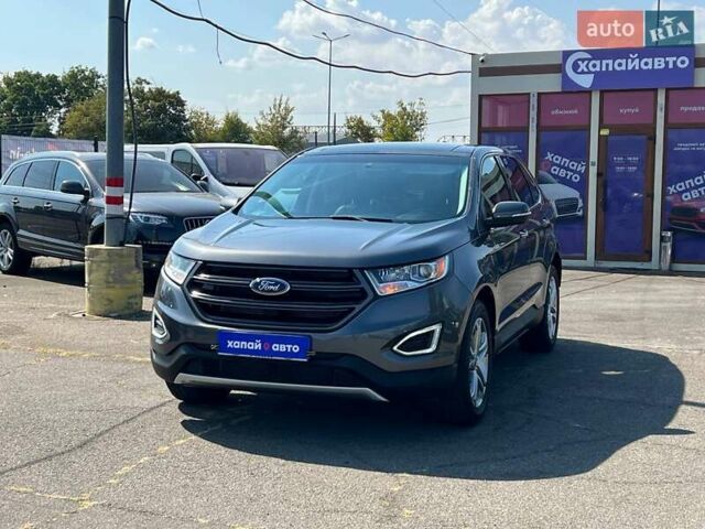 Серый Форд Эдж, объемом двигателя 3.5 л и пробегом 163 тыс. км за 17700 $, фото 1 на Automoto.ua