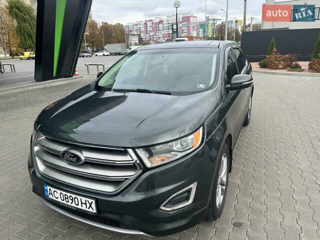 Серый Форд Эдж, объемом двигателя 2 л и пробегом 186 тыс. км за 14700 $, фото 1 на Automoto.ua