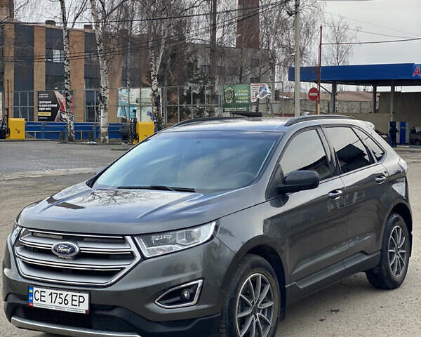 Серый Форд Эдж, объемом двигателя 2 л и пробегом 88 тыс. км за 19700 $, фото 1 на Automoto.ua