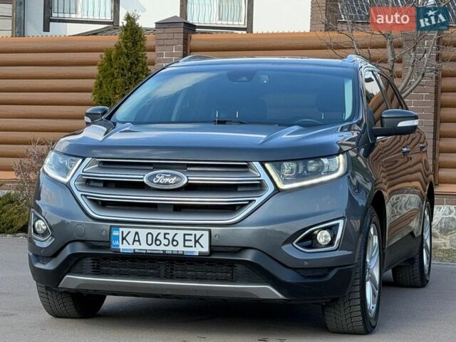 Серый Форд Эдж, объемом двигателя 2 л и пробегом 245 тыс. км за 16700 $, фото 1 на Automoto.ua