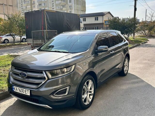 Серый Форд Эдж, объемом двигателя 2 л и пробегом 82 тыс. км за 18500 $, фото 1 на Automoto.ua