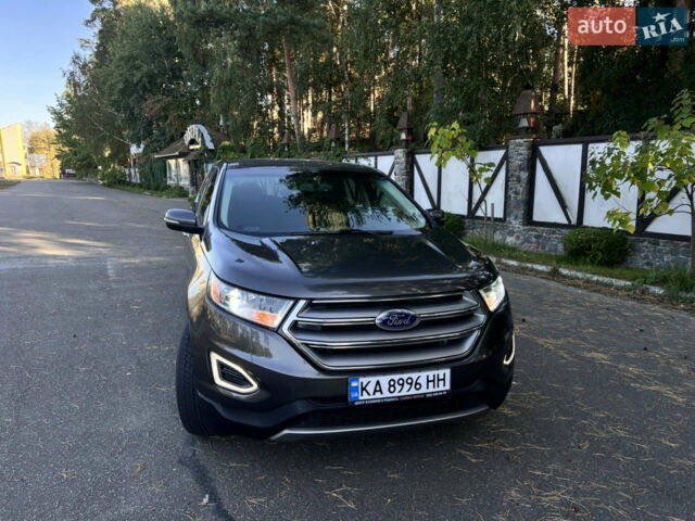 Серый Форд Эдж, объемом двигателя 2 л и пробегом 71 тыс. км за 17900 $, фото 1 на Automoto.ua