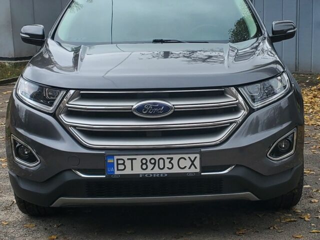 Серый Форд Эдж, объемом двигателя 2 л и пробегом 139 тыс. км за 19000 $, фото 1 на Automoto.ua