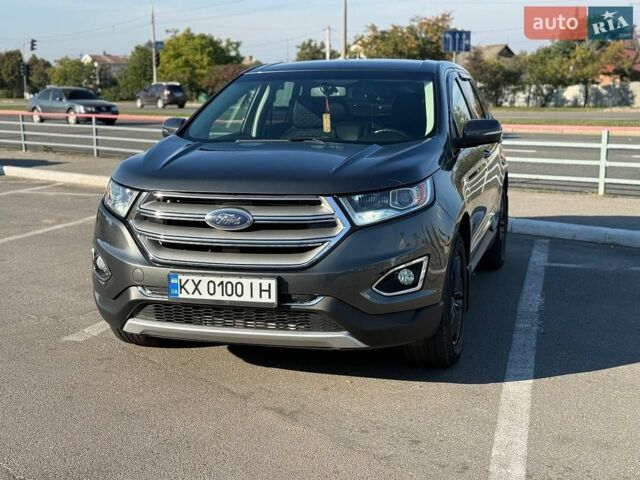 Серый Форд Эдж, объемом двигателя 2 л и пробегом 143 тыс. км за 17500 $, фото 1 на Automoto.ua