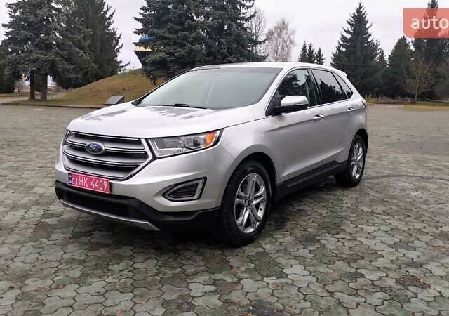 Серый Форд Эдж, объемом двигателя 2 л и пробегом 227 тыс. км за 12999 $, фото 1 на Automoto.ua