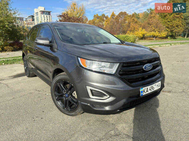 Сірий Форд Едж, об'ємом двигуна 2 л та пробігом 154 тис. км за 17500 $, фото 1 на Automoto.ua