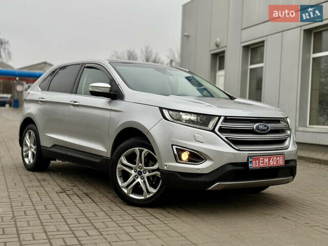 Серый Форд Эдж, объемом двигателя 2 л и пробегом 204 тыс. км за 19500 $, фото 1 на Automoto.ua