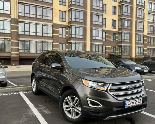 Серый Форд Эдж, объемом двигателя 2 л и пробегом 167 тыс. км за 15300 $, фото 1 на Automoto.ua