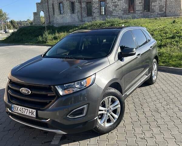 Серый Форд Эдж, объемом двигателя 2 л и пробегом 129 тыс. км за 18300 $, фото 1 на Automoto.ua