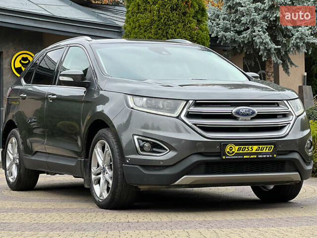 Сірий Форд Едж, об'ємом двигуна 2 л та пробігом 212 тис. км за 18500 $, фото 1 на Automoto.ua