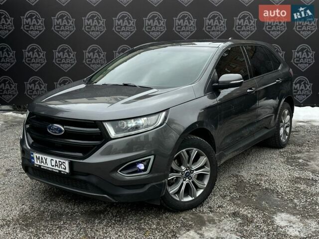 Серый Форд Эдж, объемом двигателя 2 л и пробегом 118 тыс. км за 15900 $, фото 1 на Automoto.ua