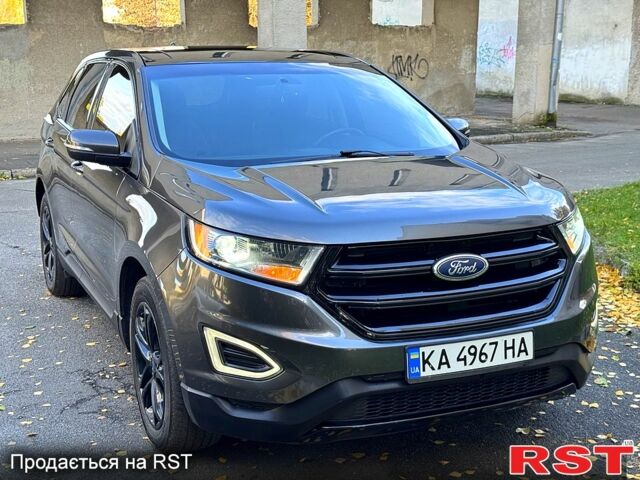 Серый Форд Эдж, объемом двигателя 2 л и пробегом 152 тыс. км за 16900 $, фото 1 на Automoto.ua