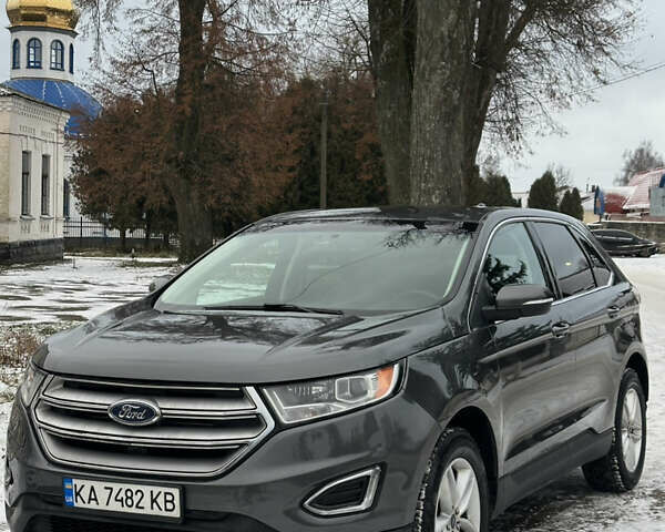 Серый Форд Эдж, объемом двигателя 3.5 л и пробегом 130 тыс. км за 15500 $, фото 1 на Automoto.ua