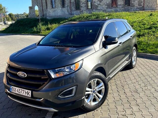 Серый Форд Эдж, объемом двигателя 2 л и пробегом 130 тыс. км за 17400 $, фото 1 на Automoto.ua