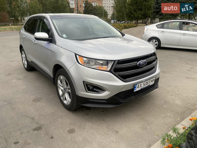 Серый Форд Эдж, объемом двигателя 2 л и пробегом 96 тыс. км за 20500 $, фото 1 на Automoto.ua