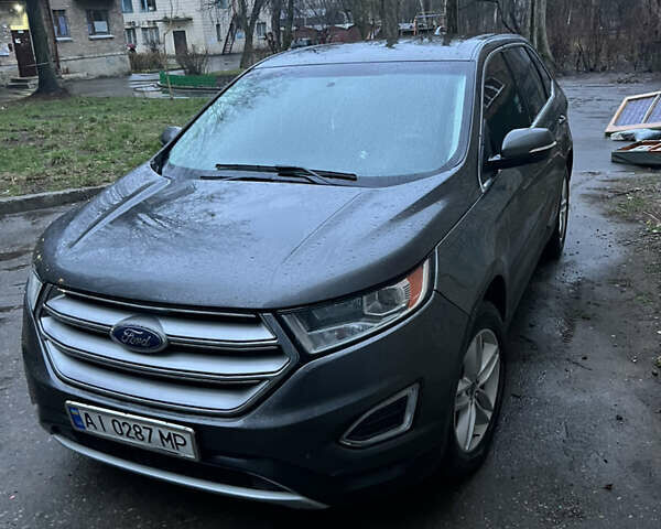 Серый Форд Эдж, объемом двигателя 2 л и пробегом 118 тыс. км за 17900 $, фото 1 на Automoto.ua