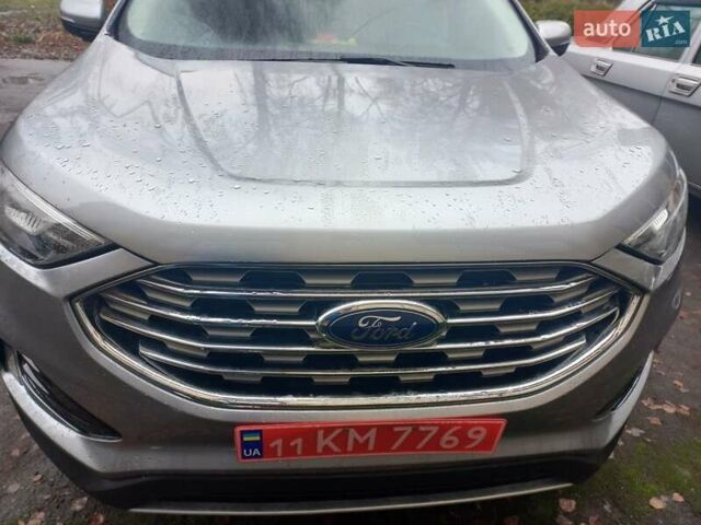 Серый Форд Эдж, объемом двигателя 2 л и пробегом 28 тыс. км за 21999 $, фото 1 на Automoto.ua