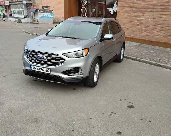 Сірий Форд Едж, об'ємом двигуна 2 л та пробігом 95 тис. км за 20400 $, фото 1 на Automoto.ua