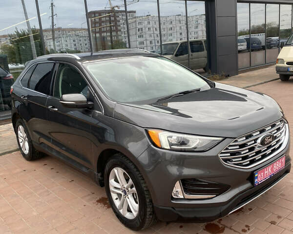 Серый Форд Эдж, объемом двигателя 2 л и пробегом 152 тыс. км за 19500 $, фото 1 на Automoto.ua