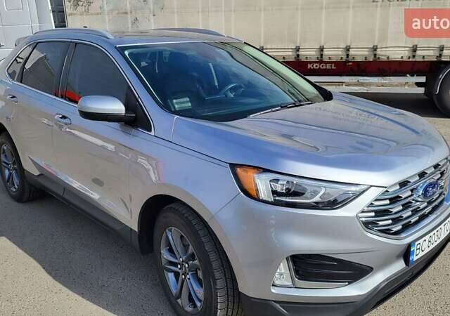 Серый Форд Эдж, объемом двигателя 2 л и пробегом 47 тыс. км за 19200 $, фото 1 на Automoto.ua