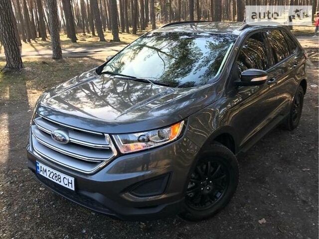 Сірий Форд Едж, об'ємом двигуна 2 л та пробігом 18 тис. км за 26000 $, фото 1 на Automoto.ua