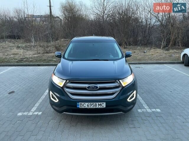 Синий Форд Эдж, объемом двигателя 3.5 л и пробегом 96 тыс. км за 16900 $, фото 1 на Automoto.ua
