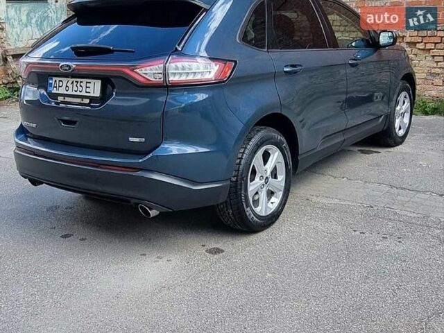 Синий Форд Эдж, объемом двигателя 2 л и пробегом 148 тыс. км за 14200 $, фото 1 на Automoto.ua