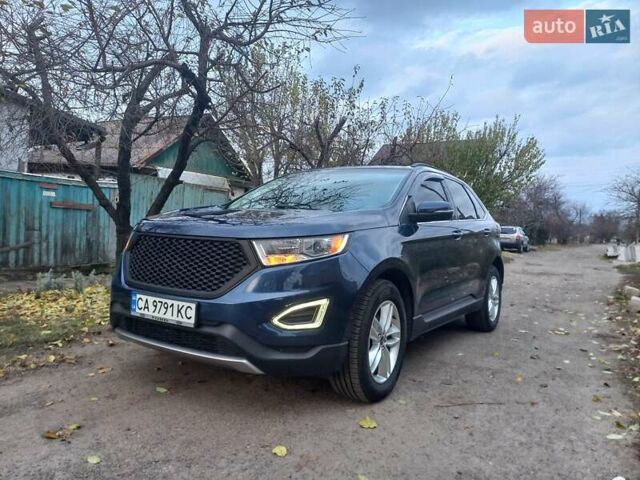 Синий Форд Эдж, объемом двигателя 2 л и пробегом 99 тыс. км за 14199 $, фото 1 на Automoto.ua