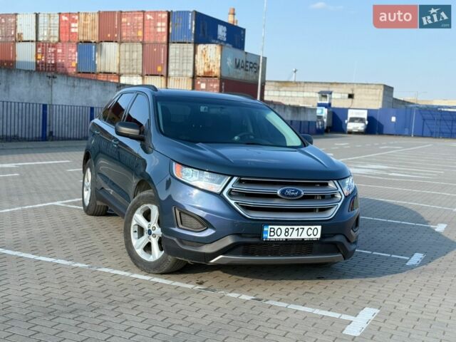 Синий Форд Эдж, объемом двигателя 2 л и пробегом 99 тыс. км за 14900 $, фото 1 на Automoto.ua