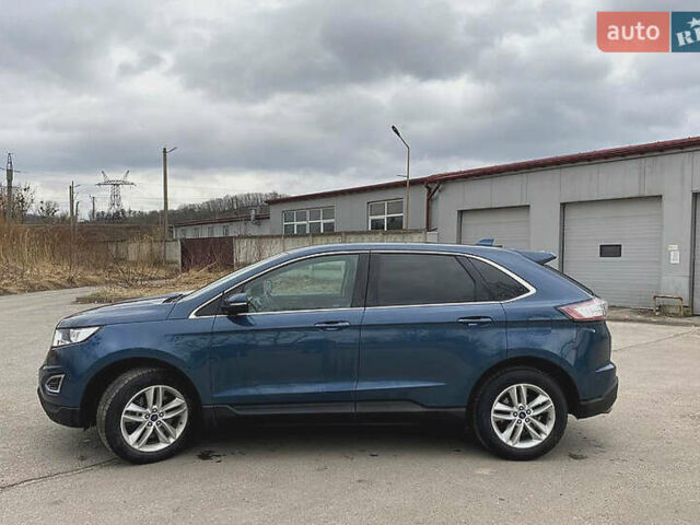 Синий Форд Эдж, объемом двигателя 2 л и пробегом 149 тыс. км за 13900 $, фото 1 на Automoto.ua