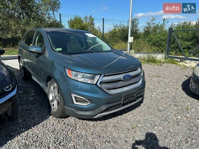Синий Форд Эдж, объемом двигателя 2 л и пробегом 150 тыс. км за 14500 $, фото 1 на Automoto.ua