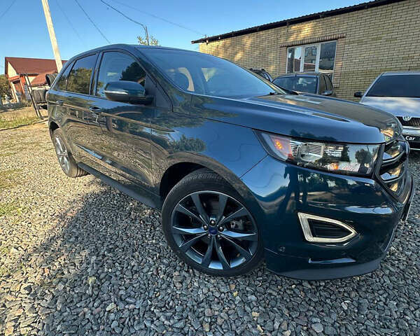 Синий Форд Эдж, объемом двигателя 2.7 л и пробегом 137 тыс. км за 18100 $, фото 1 на Automoto.ua