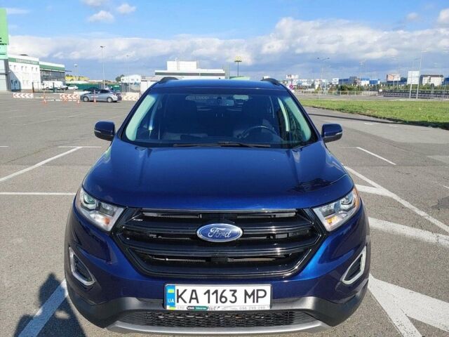 Синий Форд Эдж, объемом двигателя 2 л и пробегом 146 тыс. км за 13500 $, фото 1 на Automoto.ua