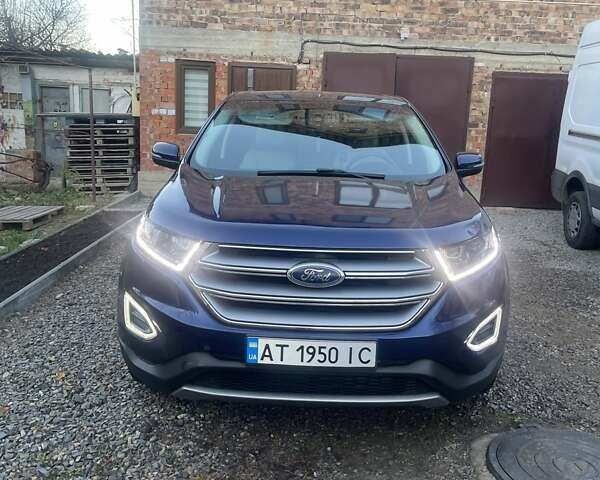 Синій Форд Едж, об'ємом двигуна 2 л та пробігом 162 тис. км за 16600 $, фото 1 на Automoto.ua
