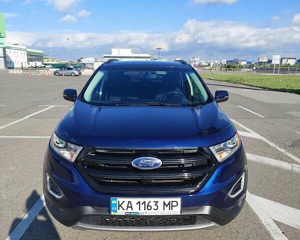 Синій Форд Едж, об'ємом двигуна 2 л та пробігом 126 тис. км за 15950 $, фото 1 на Automoto.ua