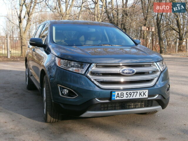 Синій Форд Едж, об'ємом двигуна 2 л та пробігом 131 тис. км за 15600 $, фото 1 на Automoto.ua