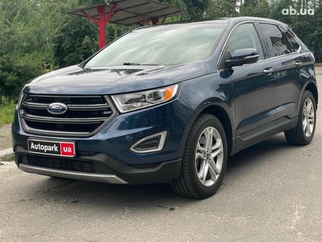 Синий Форд Эдж, объемом двигателя 2 л и пробегом 155 тыс. км за 19990 $, фото 1 на Automoto.ua