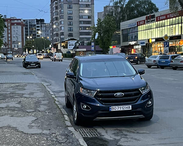 Синий Форд Эдж, объемом двигателя 2 л и пробегом 145 тыс. км за 11500 $, фото 1 на Automoto.ua