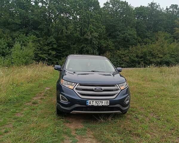 Синій Форд Едж, об'ємом двигуна 2 л та пробігом 145 тис. км за 17900 $, фото 1 на Automoto.ua