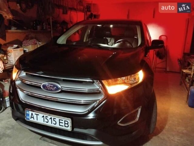 Синий Форд Эдж, объемом двигателя 2 л и пробегом 143 тыс. км за 16900 $, фото 1 на Automoto.ua