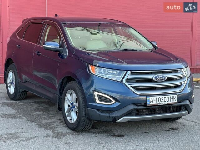 Синій Форд Едж, об'ємом двигуна 2 л та пробігом 108 тис. км за 17000 $, фото 1 на Automoto.ua